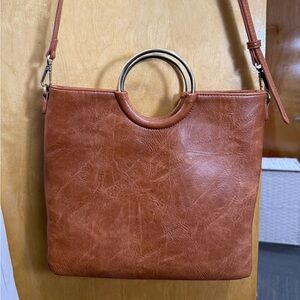 Elegant Tan Leather Handbag